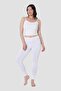 Women's Cotton Lycra Long Tights White 2 Pack - 2