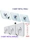 3 Pcs Hooks + 3 Pcs Screws Transparent Ultra Strong Super Hanger (6 Pcs) - 4