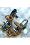 Transparent 8 cm Heel Stone Evening Dress Home Dowery Slippers - 2