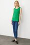 Women's Strappy Combed Cotton T-Shirt A.Green - 4