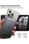 MiniMag Power Bank, Ultra Slim 5,000mAh Wireless Portable , Fast Charging MagSafe Battery Pack, Grey - 2