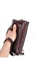 Leather Brown Hand and Shoulder Bag 364 61 - 8