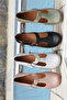 Powder Genuine Leather Casual Shoes - Model Name Julia - 6