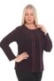 Mother's Blouse 2-Piece Look Stone Beaded Evening Dress Mother's Stylish Blouse - 3