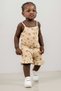 Baby Kids Coffee Cotton Rope Strap Comfortable Jumpsuit Salopet Trend Fashion Bottom Top Suit Jumpsuit
