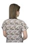 Unisex Master Lycra Brown Teddy Bear Patterned Doctor Nurse Scrubs Single Top Jersey - 9