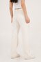 Glow Mode Embroidered High Waist Palazzo Beige Denim Pants - 6
