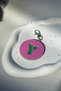 Letter Bag Charm Keychain Accessory