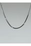 1. Grade Quality 316L Surgical Steel Women's Short Necklace, Italian Chain with Zircon Stone Model No 23