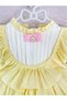 Yellow Balloon Vintage Baby Girl Dress, Custom Made Girls' Dress, Birthday Dress, Photo