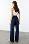 Women's Oversize Palazzo Trousers Pantolon-001 - 4