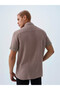 قميص رجالي من فرو المنك ذو قصة عادية LF2038574 - 3