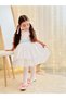 White Blue Belted Vintage Dress, Tailored Children's Dress, Birthday Dress, Suitable for Ages 0-12 - 5