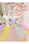 Ice Cream White Romper Baby Girl Dress, Birthday Dress, Photo Shoot Dress, Suitable for 0-3 Years Old - 3