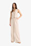 Wide Leg Beige Women's Trousers E6210Ax/Bg286 - 2