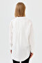 Women's Polo Neck Pocket Blouse Ecru - 8