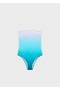Gradient Look Strapless Swimsuit - 3