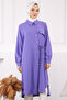 Lilac Side Tie Linda Tunic - 4