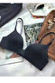 Laser Cut Seamless Gathering Women's Bra, Deep Low-Cut, Breathable Everyday Laser Bra - 7