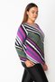 Women's Large Size Colorful Cotton Fabric Color Combination Blouse 65n28380 - 5