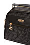 Women's Three Compartment Daily Black Hand and Shoulder Bag - 7