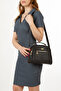 Women's Three Compartment Daily Black Hand and Shoulder Bag - 6