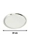 Stainless Steel 1 Piece 21 Cm Round Serving, Cake, Cookie, Treat Plate, Serving Plate 1 Piece 21 - 4