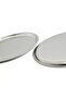 Stainless Steel 4 Pieces 23 Cm Round Serving, Cake, Cookie, Treat Plate, Serving Plate 4 Pieces - 2