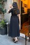 Imported Special Design Shirt Collar Lined with Belt with Pocket 100% Cotton Fisto Dress Suitable for Testture - 5