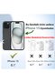 iPhone 15 (6.1 Inch) Compatible Transparent Card Holder Silicone Case - 2