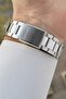 Dial Black Band Metallic Color Men's Wristwatch - 5