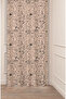 Coffeee Coffee Bean Bohemian Patterned Special Design Digital Printed (Single Wing) Modern Stylish Background Curtain