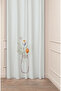 Bohemian Space Flower Leaf Patterned Special Design Digital Printed (Single Wing) Soft Modern Stylish Background Curtain