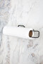 Sticker Adhesive Black Paper Roll Towel Holder, Napkin Holder, Adhesive Design, Bathroom Hanger - 2