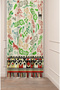 Bohemian Flower Leaf Antique Patterned Special Design Digital Printed (Single Wing) Modern Stylish Style Background Curtain