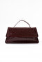 Ladia Model New Season Three-Compartment Crocodile Adjustable Strap Crossbody Hand and Shoulder Bag - 4