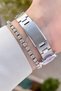 Women's Wristwatch with Powder Cord and Metallic Color - 6