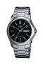 Black Dial Metal Color Day and Calendar Function Men's Wristwatch