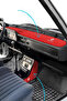 Renault 12 Toros Compatible Red Embroidered Torpedo Protection Carpet & Gear Shift Center Console Side Cover Set - 3
