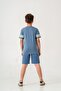 Brooklyn College League Printed Boys Shorts - T-Shirt Set - 6