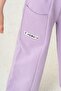 Double Pocket Pocket Printed Girls' Sweatpants - 5