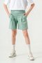 Girl's Shorts with Embroidery on the Waistband - 6