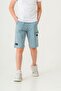 Cargo Pocket Pocket Cover Lieve in Yourself Printed Boy Shorts - 4