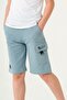 Cargo Pocket Pocket Cover Lieve in Yourself Printed Boy Shorts - 6