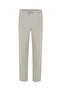 Men's Dark Khaki Straight Fit Tie-Leg Linen Trousers