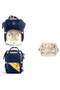 حقيبة ظهر أنيقة متعددة الوظائف وكبيرة السعة ومقاومة للماء لحمل الحفاضات أثناء السفر - 4