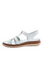 017-23y Women's Striped Velcro Sandals - 3