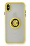 iPhone X Case Montreal Ring Silicone Cover - Yellow Gnzrz