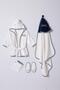 100% cotton 4-piece baby boy bathrobe set - 2