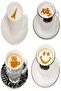 16-Piece Coffee Art Stencil Maker Clear 11x8x0.1centimeter - 4